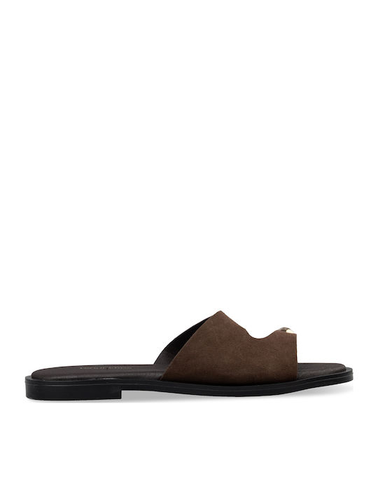 Women's Flat Sandals Brown