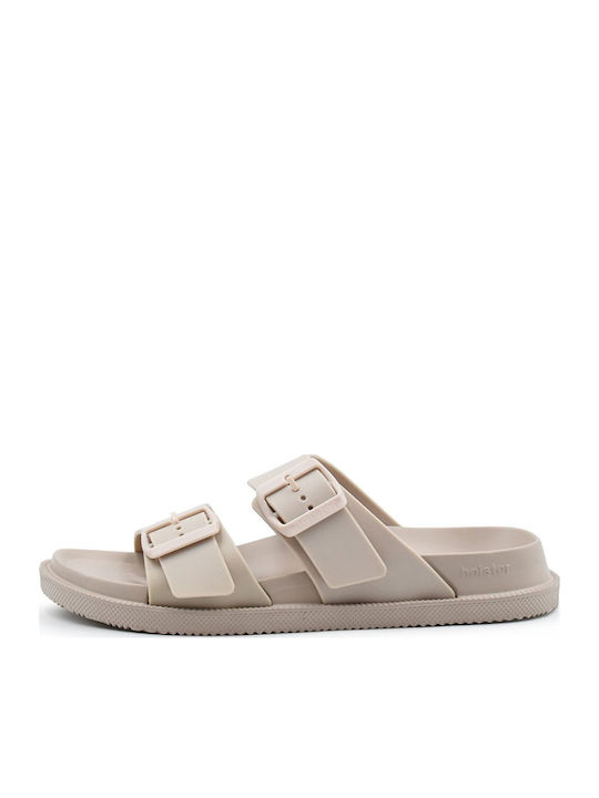 Holster Flache Sandalen für Damen Beigen