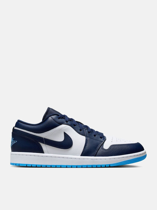 Jordan Air Jordan 1 Low Ανδρικά Sneakers Navy Μπλε