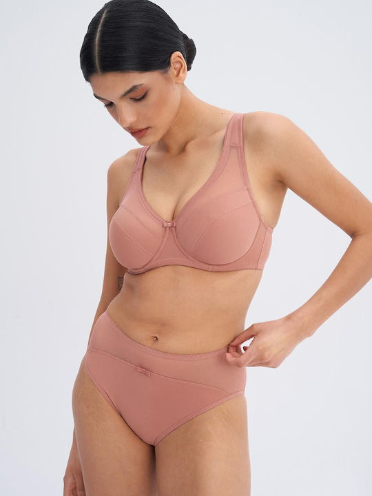 Alles High Waist Seamless Pink Women's Briefs