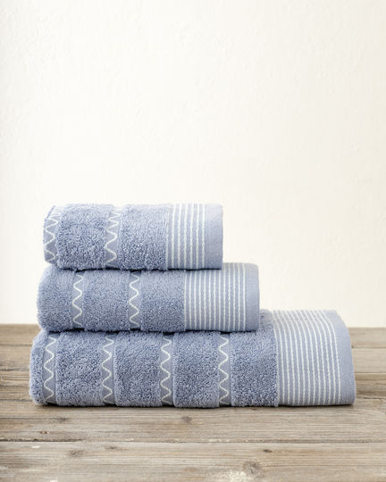 Kocoon Handtuch-Set 3 Stück Mayfair Blau Gewicht 420gr/m² Kocoon Handtuch-Set 3 Stück Mayfair Blau Gewicht 420gr/m²