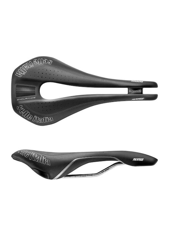 Selle Italia Novus Ti316 Endurance Superflow Bicycle Saddle Black