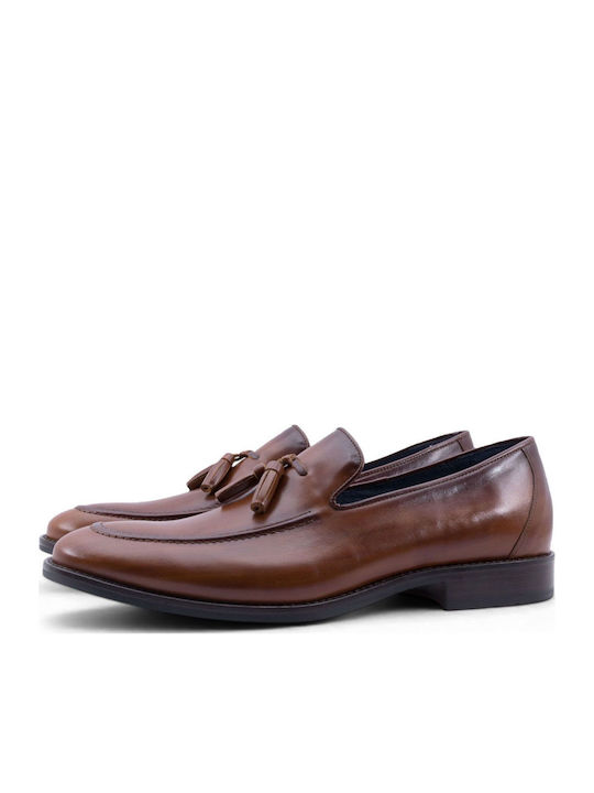 Leather Men's Casual Shoes Tabac Brown