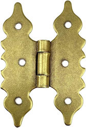 Hinge External Herrajes Palencia 3085 Antique Brass 5.5x8cm