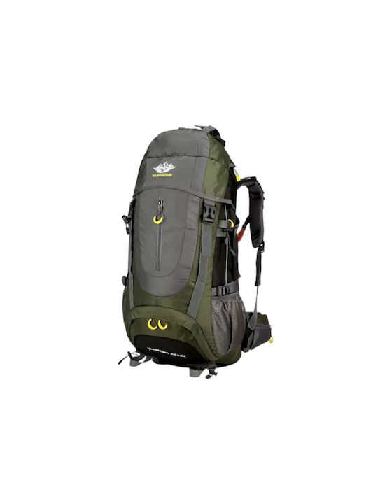 Bergsteigerrucksack 60lt Grünes Expedition