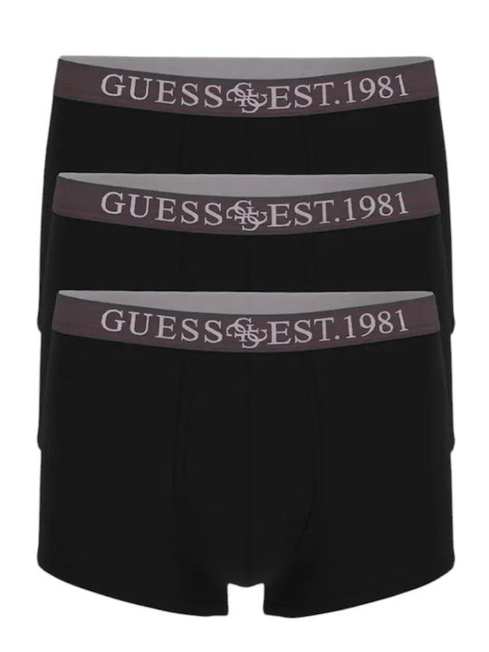 Men's Boxers Black Printed 3Pack
