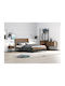 Lydia Bedroom Set Wood-Metal 160x200cm 5 Pieces