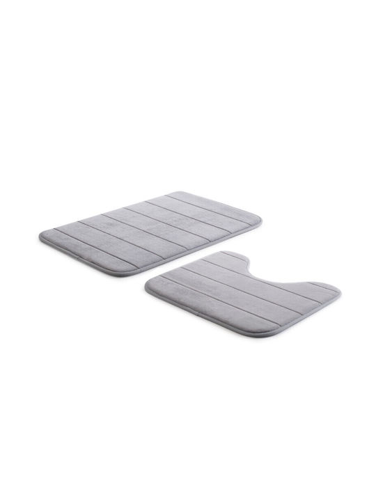 Badematten Set Memory-Schaum 40x60cm Verschiedene Farben 2Stücke