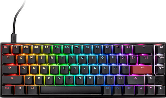 Ducky Mecha Pro SF Gaming Mechanical Keyboard Tenkeyless with Cherry MX Silent Red Switches and RGB Lighting English US