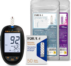 Fora 6 Connect Μετρητής 86τμχ & 85 ταινίες Fora 6 Connect Μετρητής 86τμχ & 85 ταινίες