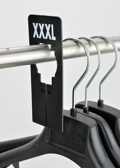 Xxxl Set of 10 Pieces Size Dividers Black-White 253.029.0034.35