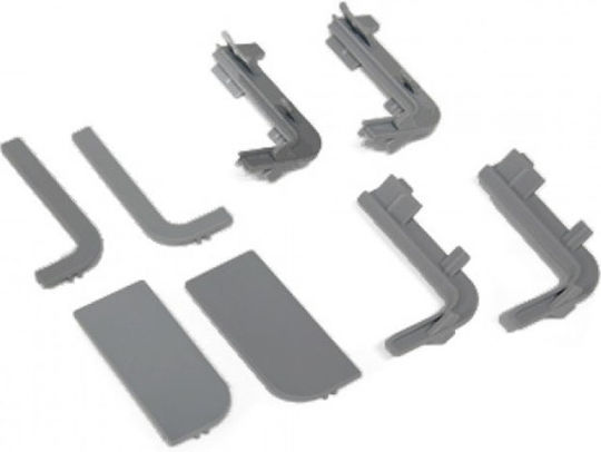 Set Colțare Finisaje Superioare Profil Gola J Emuca 8900823 Antracit