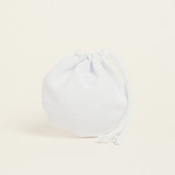 Beauty Home Πουγκι Οβαλ Κορδονι Μονοχρωμο Premium 13 X 14 Cm Σομον