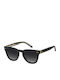 Tommy Hilfiger Unisex Ochelari de Soare cu Ramă Neagră din Plastic și Lentilă Neagră