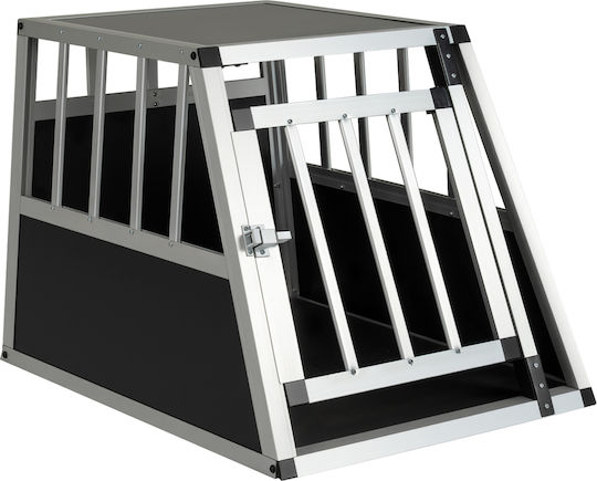 Costway Κλουβί Μεταφοράς Σκύλου Μπρούτζινο 69.5x54x50.5cm