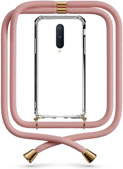 Калъф за мобилен телефон Прозрачен Каишка Nude OnePlus 8