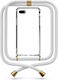 Husă Telefon Transparentă Curea Albă iPhone SE 2020