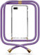 Θήκη Κινητού Διάφανη Κορδόνι Lilac Iphone Se 2020