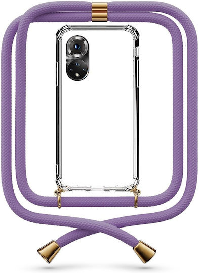 Θήκη Κινητού Διάφανη Κορδόνι Lilac Honor 50