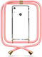 Husă Telefon Transparentă Cu Șnur Salmon Huawei Y6s