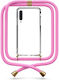 Mobile Phone Case Transparent Cord Fuchsia Galaxy A30s