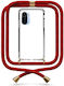Mobile Phone Case Transparent Cord Maroon Xiaomi Mi 11i