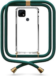 Калъф за мобилен телефон Прозрачен Каишка За Врата Forest Green Realme C21 Калъф за мобилен телефон Прозрачен Каишка За Врата Forest Green Realme C21