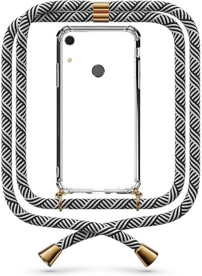 Θήκη Κινητού Διάφανη Κορδόνι Midnight Huawei Y6s