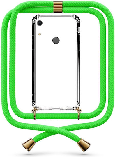 Handyhülle Transparent Neon Grün Huawei Y6s