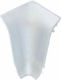 Innenecke PVC Doellken Slk50 Metallische Sockelleiste