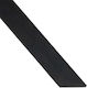 Aluminum Straight Profile 15x2mm/1m Black