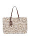 Fabric Women's Shopper Bag Ecru