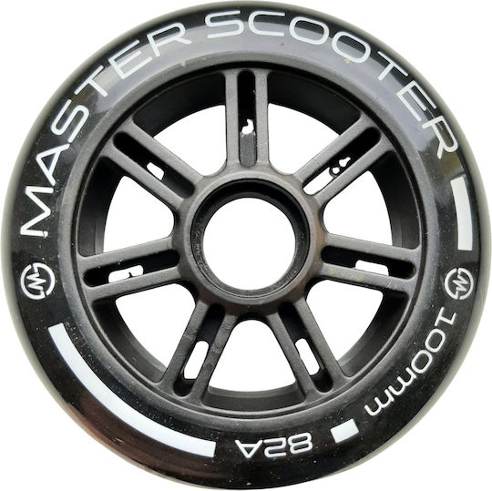 Master Stunt 100 Mm Kinderroller-Zubehör Rad Schwarz Transparent