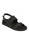 Damen Flache Sandalen Schwarz