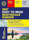 Philip's 2027 Easy To Read Multiscale Road Atlas Of Europe - Octopus Publishing Group - Paperback / Softback