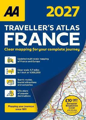 Traveller’s Atlas France 2027 2027 Automobile Association