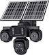 Sectec ST-523-9MAOV-4G-EU IP Quad Surveillance Camera 4G Full HD+ 3MP Waterproof Battery with Two-Way Communication and 4mm Lens