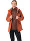 Damenjacke für Winter Orange