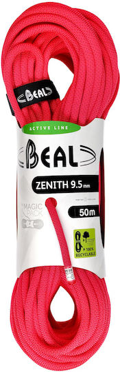 Beal Zenith Corzi De Escaladă Dinamice Cu Lungime 50m Roz