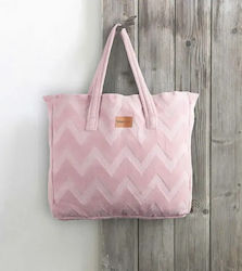 Nima Vida Fabric Beach Bag Pink Nima Vida Fabric Beach Bag Pink