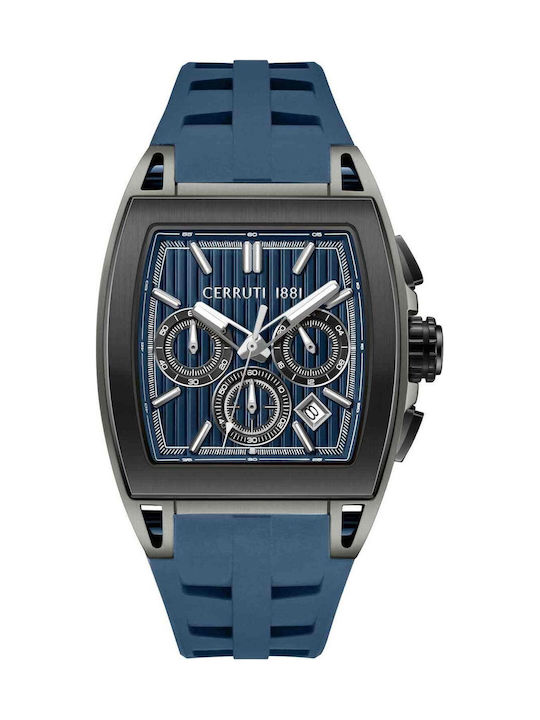 Cerruti Men's Chronograph Battery Watch with Bl...