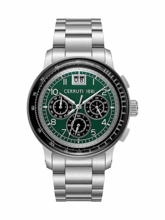 Cerruti Men's Chronograph Battery Watch with Si...