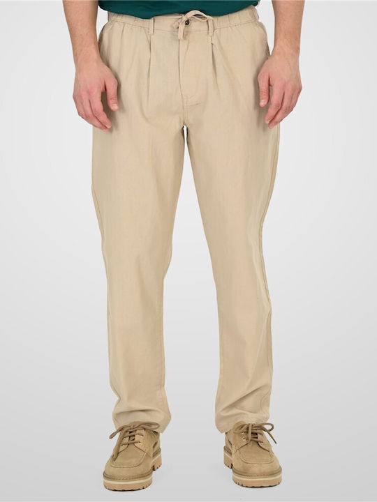 Double Παντελόνι Chino Μπεζ
