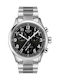Tissot Chrono Men's Battery Watch with Silver Metal Bracelet