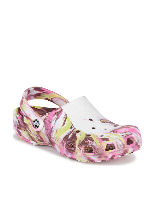 Crocs Classic Marbled Clog Γυναικεία Σαμπό