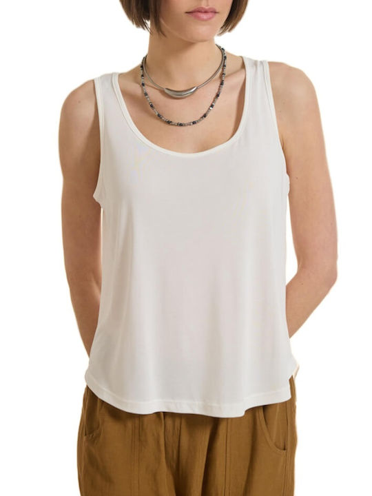 Namaste Women's Sleeveless Blouse White