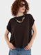 Γυναικείο T-shirt Dark Brown