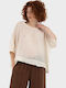 Damen Bluse Beige