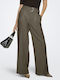 Wide Women's High Rise Pantaloons Stone Gray