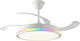 InnovaGoods Ventilator De Tavan 42cm Cu Lumină Albă